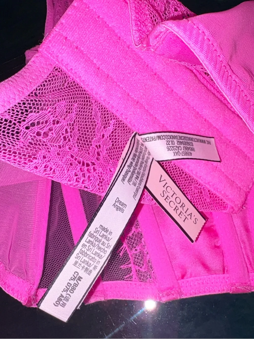 Victoria's Secret Lace Corset Bra & Bikini Set
